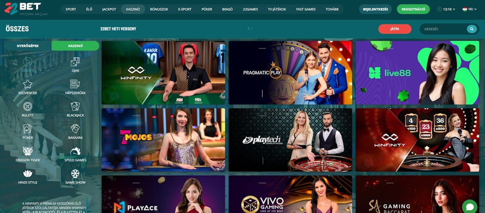 22Bet casino