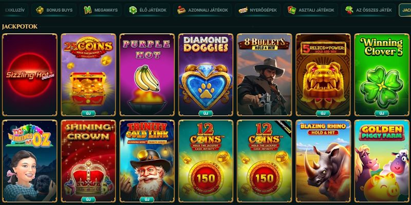 7Signs kaszinó jackpot játékok