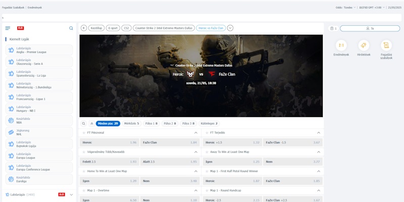 Beteum esport fogadás