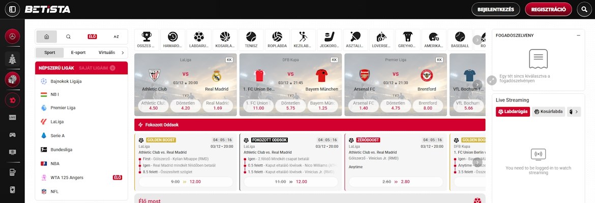 Betista sportfogadás