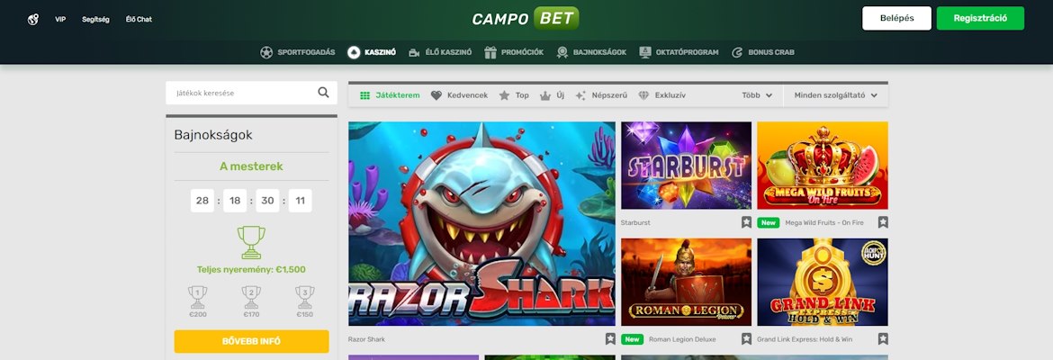 CampoBet kaszinó