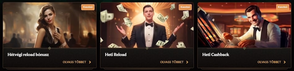 CrownPlay kaszinó bónuszok