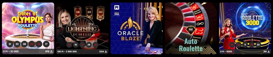EmirBet kaszinó élő játékok
