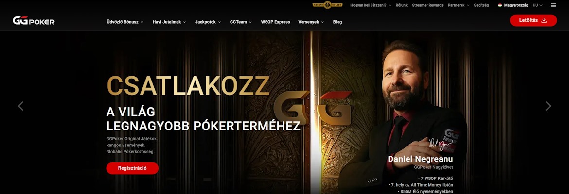 GGPoker főoldal