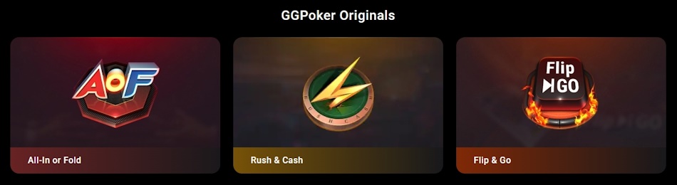 GGPoker játékok