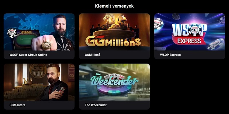 GGPoker versenyek
