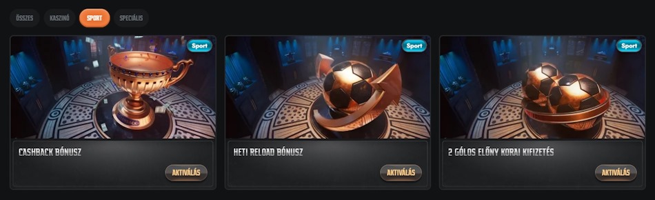 Gransino sportfogadási bónuszok