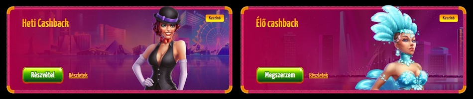 Joker8 kaszinó cashback bónuszok