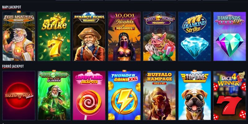 Mafia kaszinó jackpot játékok