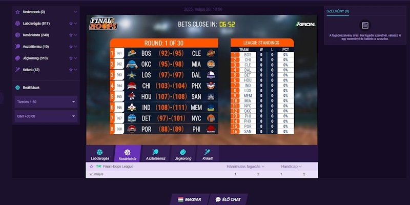NaoBet virtuális sportok