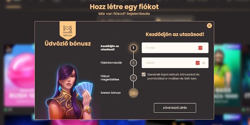 National kaszinó regisztráció