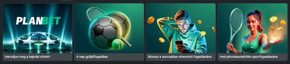 PLANBET bónuszok