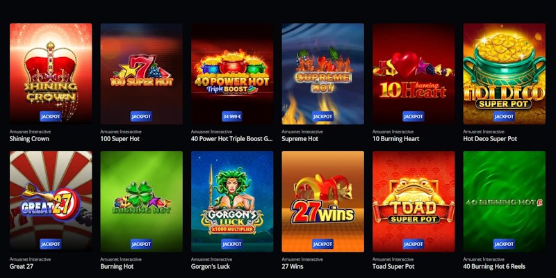 Starda kaszinó jackpot játékok
