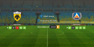 Foci Tippek: AEK Athén - Levszki Szófia 2026. augusztus 26. - Bajnokok Ligája