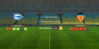 Foci Tippek: Alaves - Valencia 2026. szeptember 15. - LaLiga