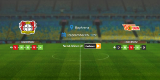 Foci Tippek: Bayer Leverkusen - Union Berlin 2026. szeptember 05. - Bundesliga