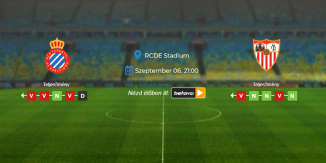 Foci Tippek: Espanyol - Sevilla 2026. szeptember 06. - LaLiga