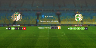 Foci Tippek: Győri ETO - Ferencváros 2026. szeptember 03. - NB1