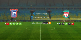Foci Tippek: Ipswich - Liverpool 2026. szeptember 04. - Premier League