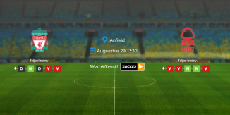 Foci Tippek: Liverpool - Nottingham Forest 2026. augusztus 29. - Premier League