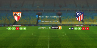 Foci Tippek: Sevilla - Atletico Madrid 2026. augusztus 29. - LaLiga